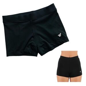 Varsity Spirit Black Active Color Block Shorts Size Small Cheer Gymnastics Dance